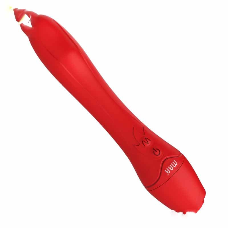 Creative Red Rose Heating Massage Stick Toy