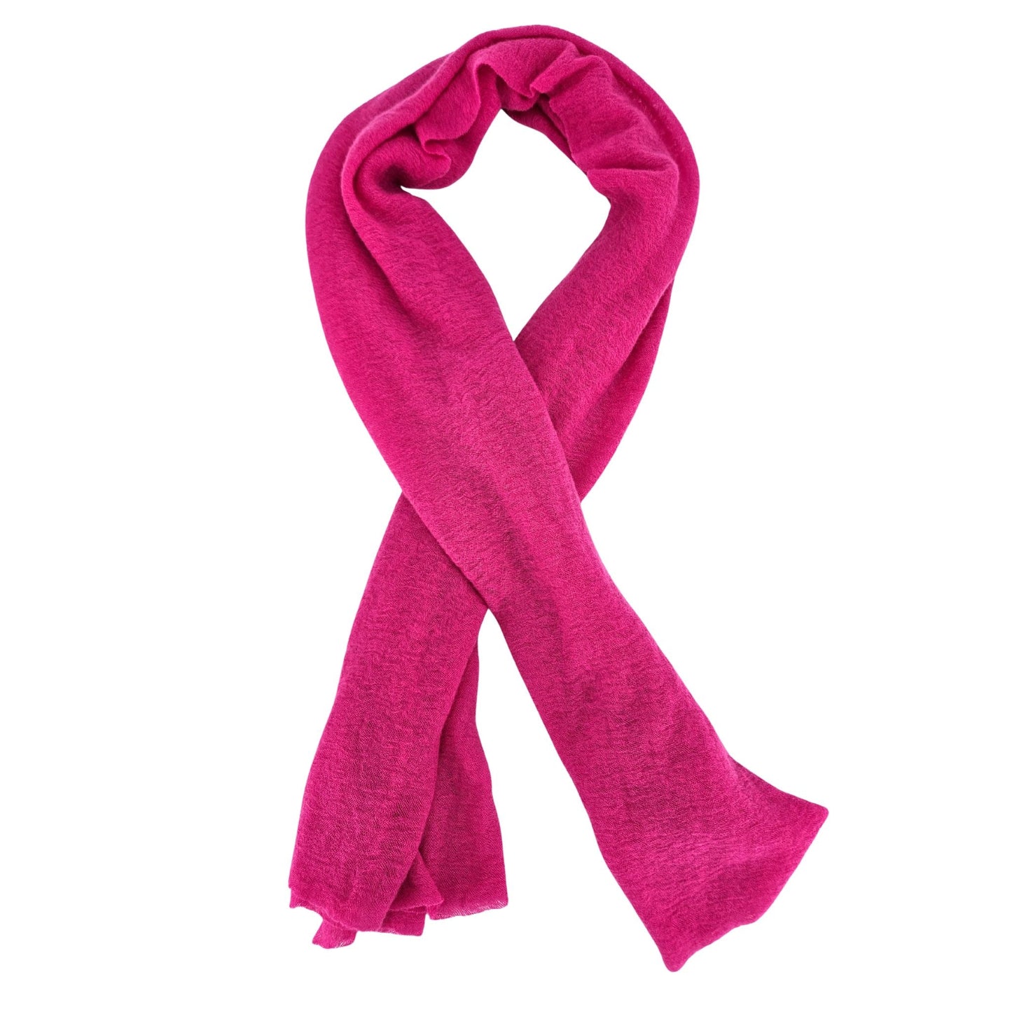 Berry Small Cashmere Plain Scarf