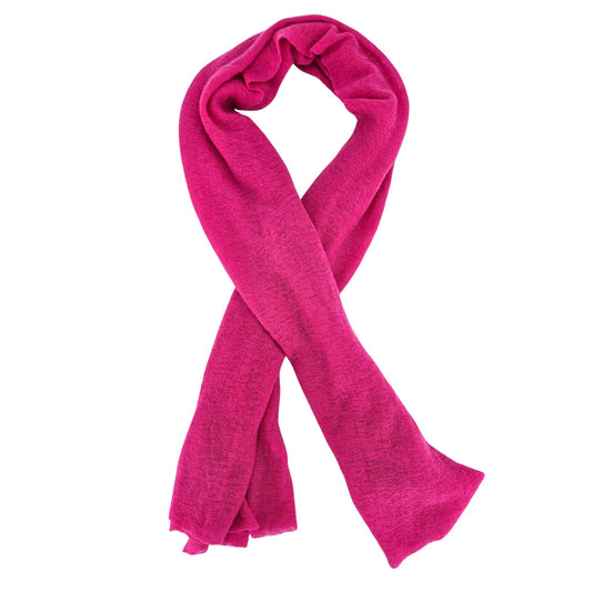 Berry Small Cashmere Plain Scarf
