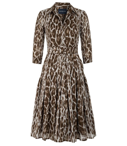 Audrey Vestido #4 Vestido Longo Bege Camelo