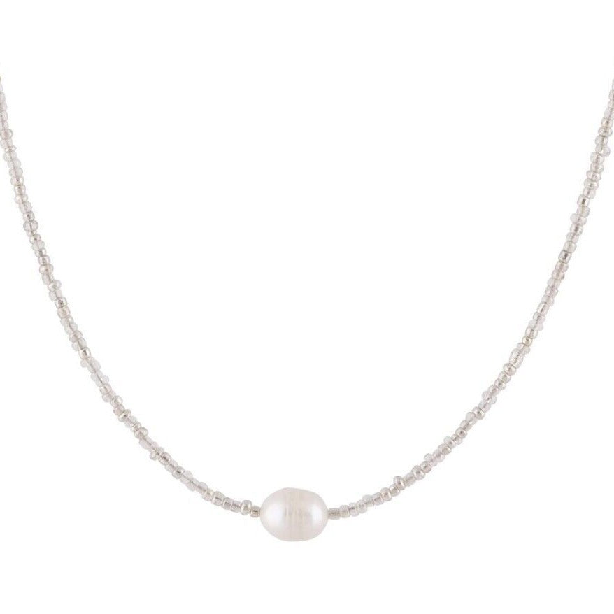 Colar Artístico Vintage com Pérolas Naturais de Água Doce