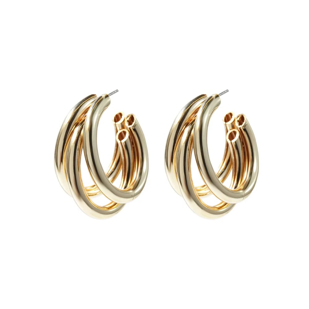 Trio de Brincos Argola Serenity