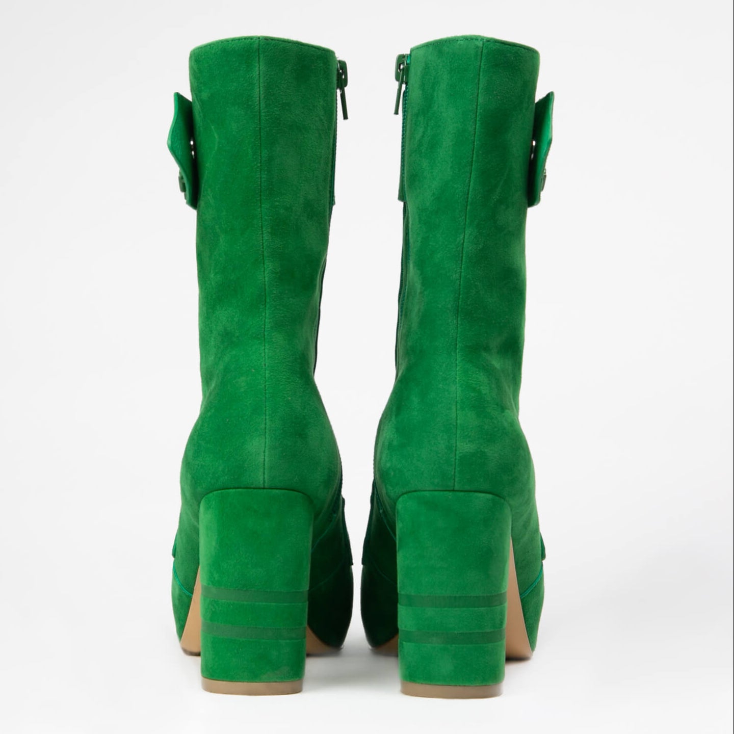 Botas de camurça verde Michaela V Marta