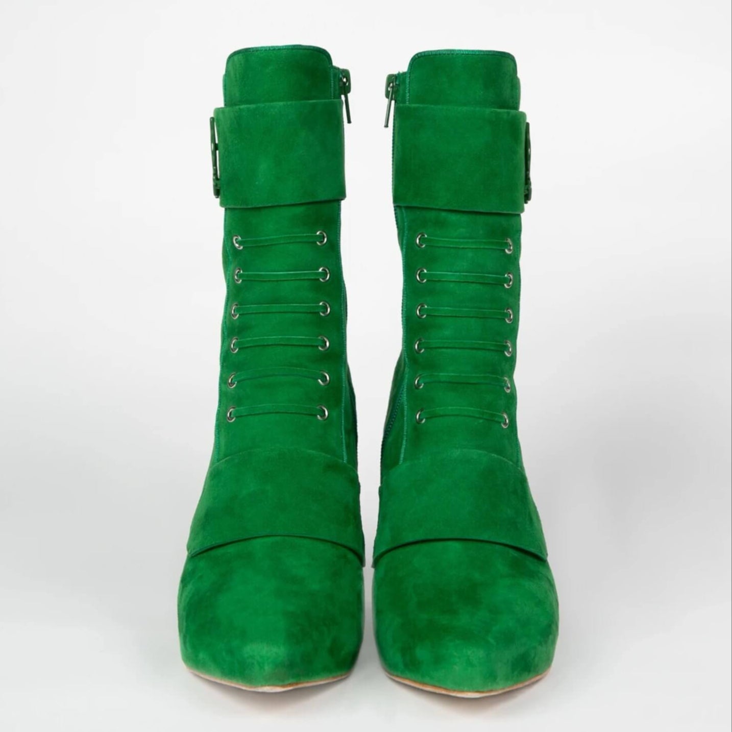 Botas de camurça verde Michaela V Marta