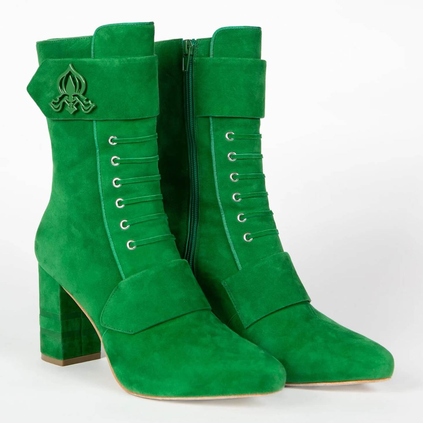 Botas de camurça verde Michaela V Marta