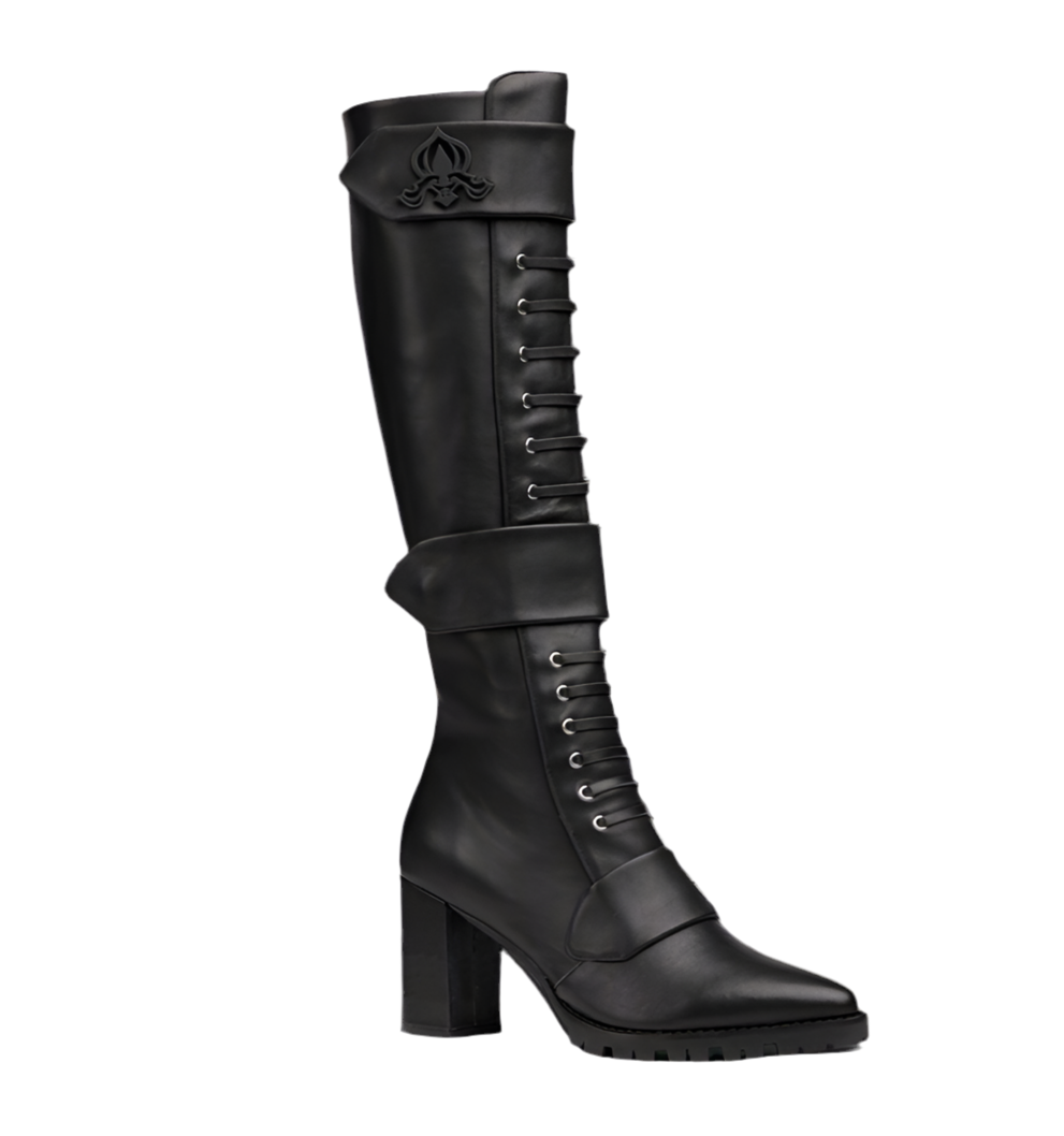 Michaela V Aspen Marta – Botas de Couro Pretas