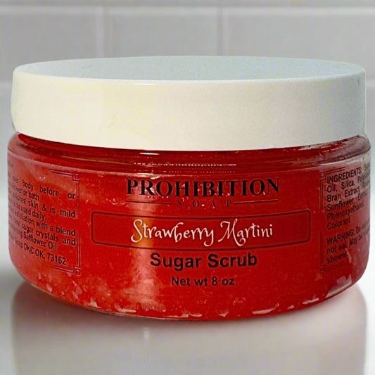 Esfoliante de Açúcar Morango Martini