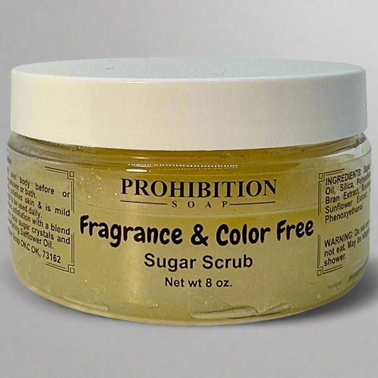 Esfoliante Corporal de Açúcar Sem Perfume e Corante