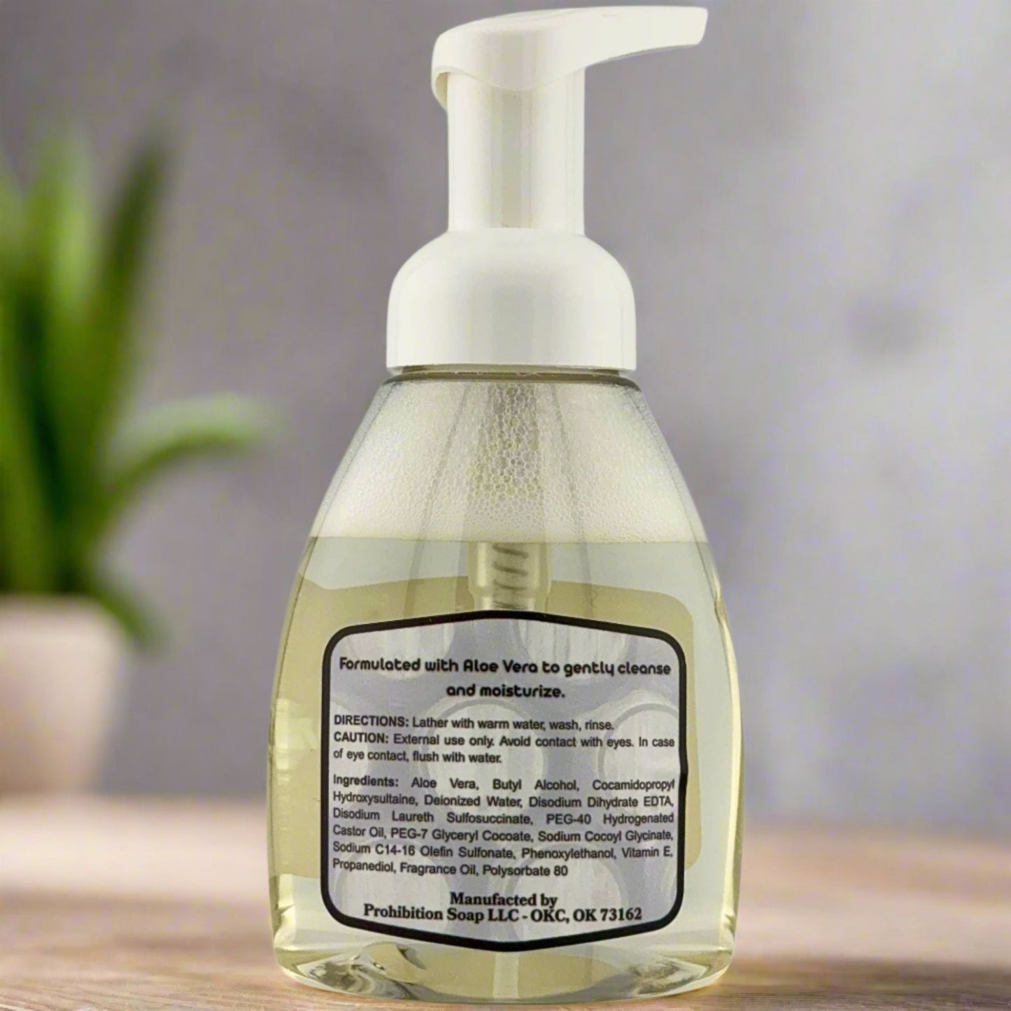 Sabonete Líquido para Mãos de Aloe Vera Espumante