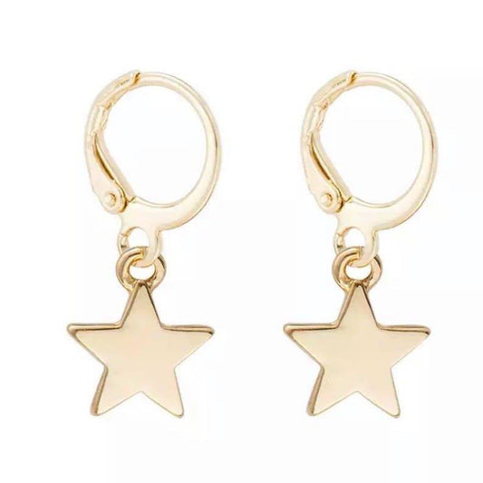 Brincos Pendurados de Estrela