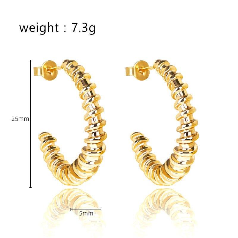 Brincos de Argola Torcidos