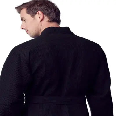 Roupão Waffle Spa para Homens - Absorvente, Leve