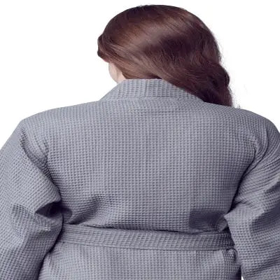 Robe Waffle Feminino na Altura do Joelho