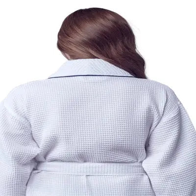 Robe Waffle Feminino na Altura do Joelho