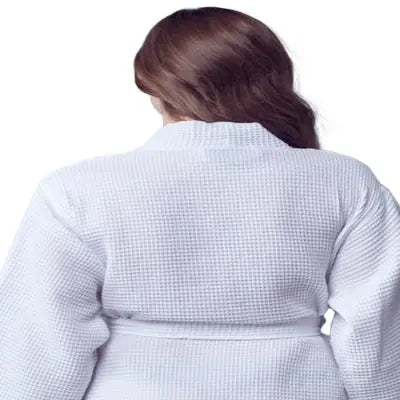 Robe Waffle Feminino na Altura do Joelho
