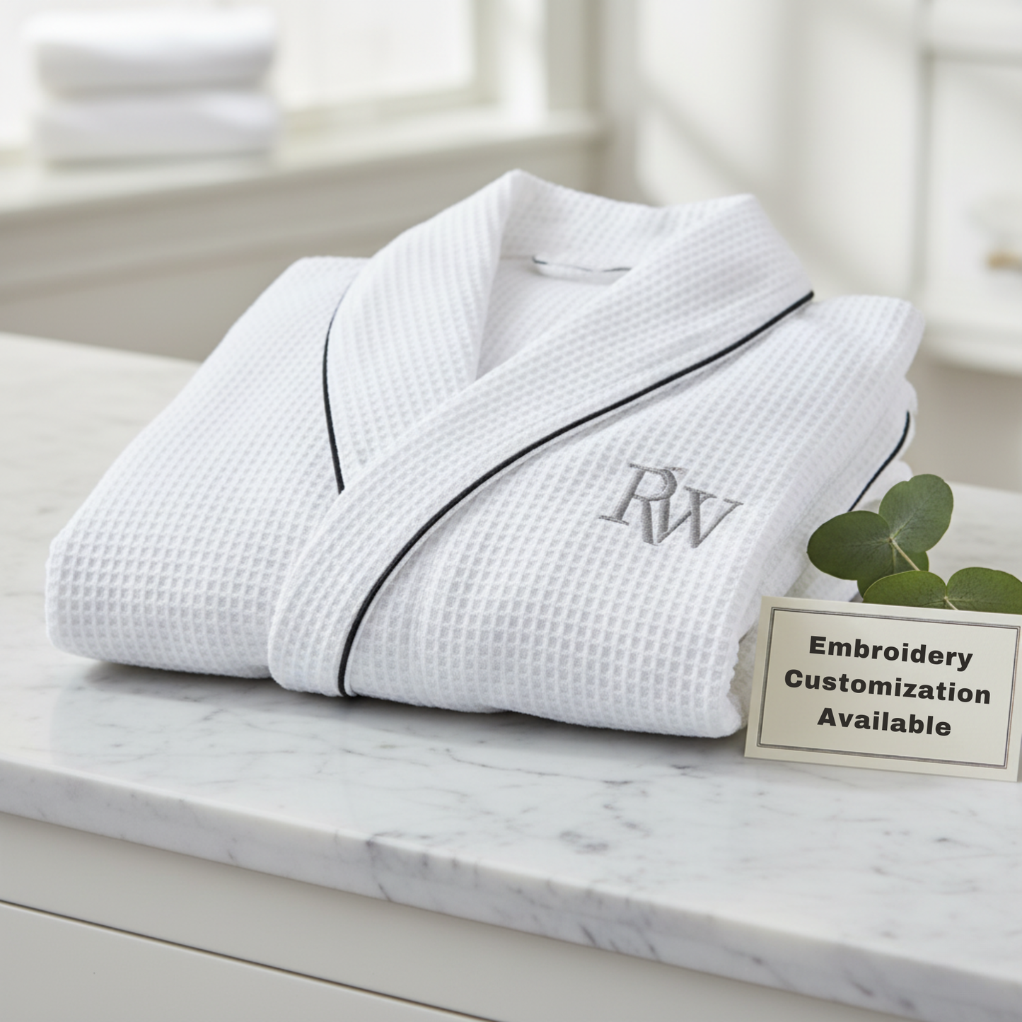 Robe Masculino de Waffle Premium