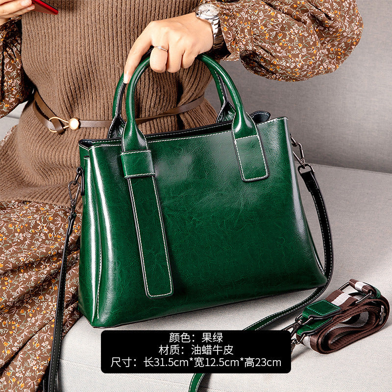 Bolsa Feminina Elegante e Versátil de Grande Capacidade, de Ombro e Transversal