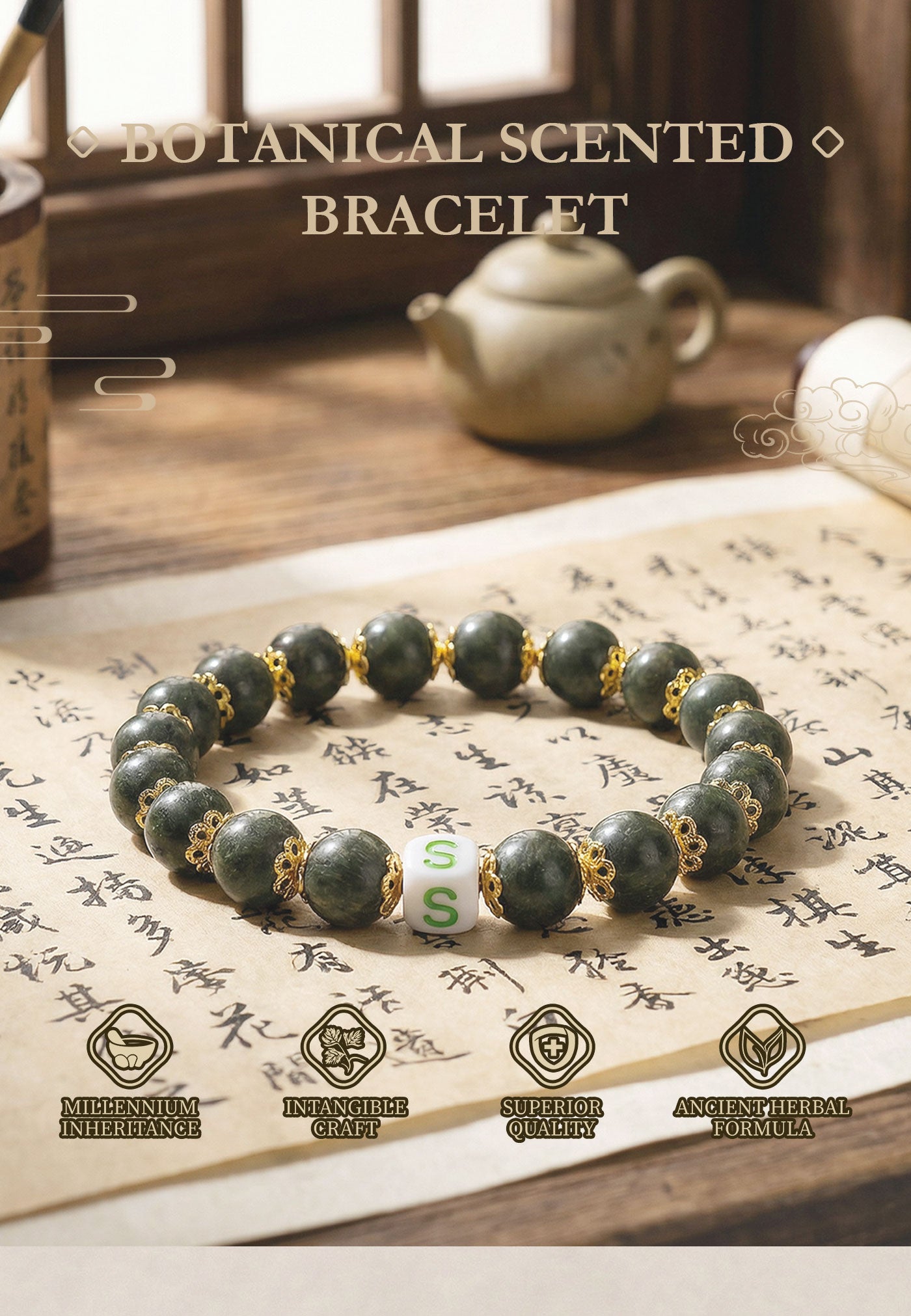 Pulseira de Ervas Chinesas