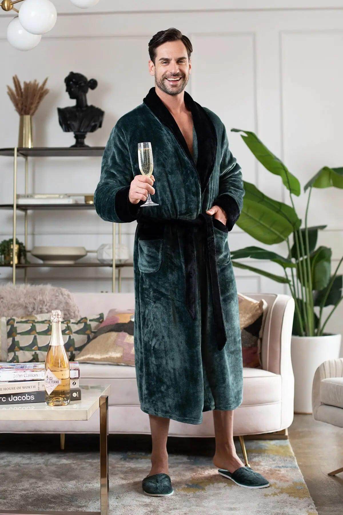 Roupões Masculinos de Pelúcia Aconchegantes – Feitos para o Conforto, Projetados para Durar