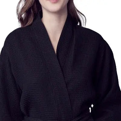 Robe Waffle Feminino na Altura do Joelho