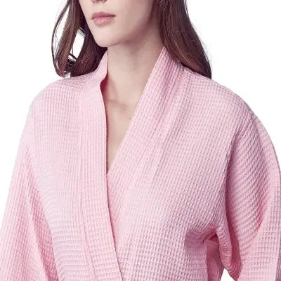 Robe Waffle Feminino na Altura do Joelho