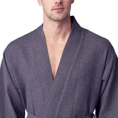 Roupão Waffle Spa para Homens - Absorvente, Leve