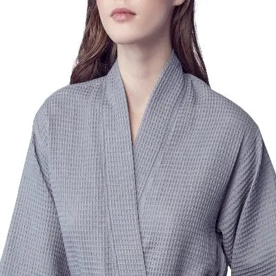 Robe Waffle Feminino na Altura do Joelho