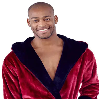 Roupão Masculino com Capuz – Conforto de Pelúcia Ultramacia para o Dia a Dia