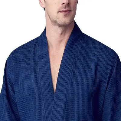 Roupão Waffle Spa para Homens - Absorvente, Leve
