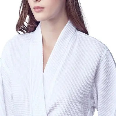 Robe Waffle Feminino na Altura do Joelho