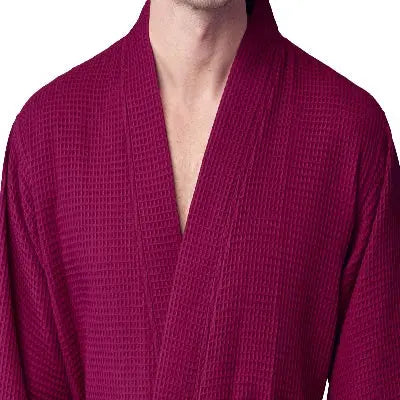 Roupão Waffle Spa para Homens - Absorvente, Leve
