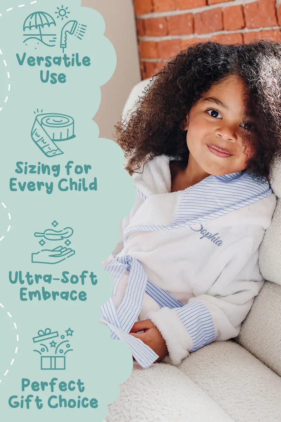Roupão de Pelúcia Infantil – Ultramacio, Seguro e Confortável para Bebês e Crianças