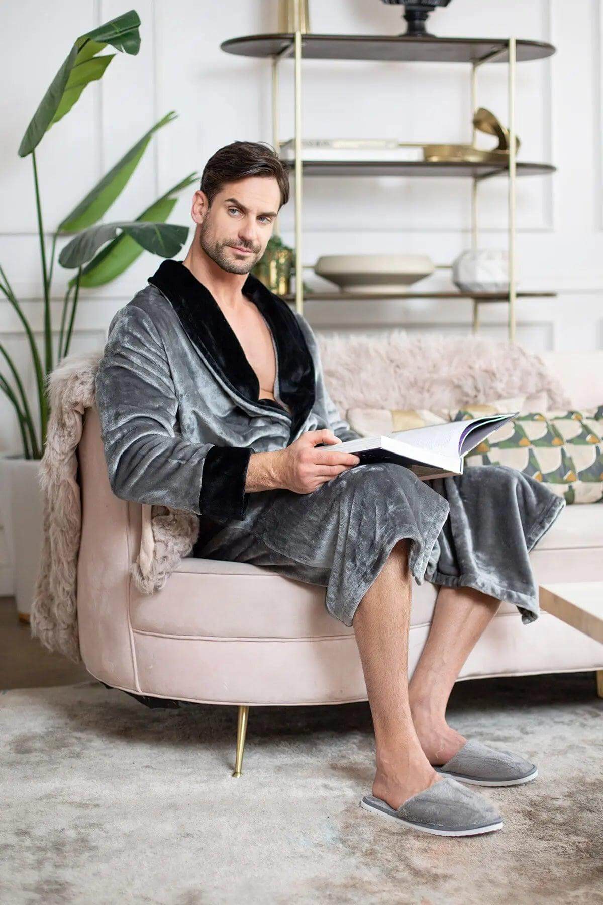 Roupões Masculinos de Pelúcia Aconchegantes – Feitos para o Conforto, Projetados para Durar