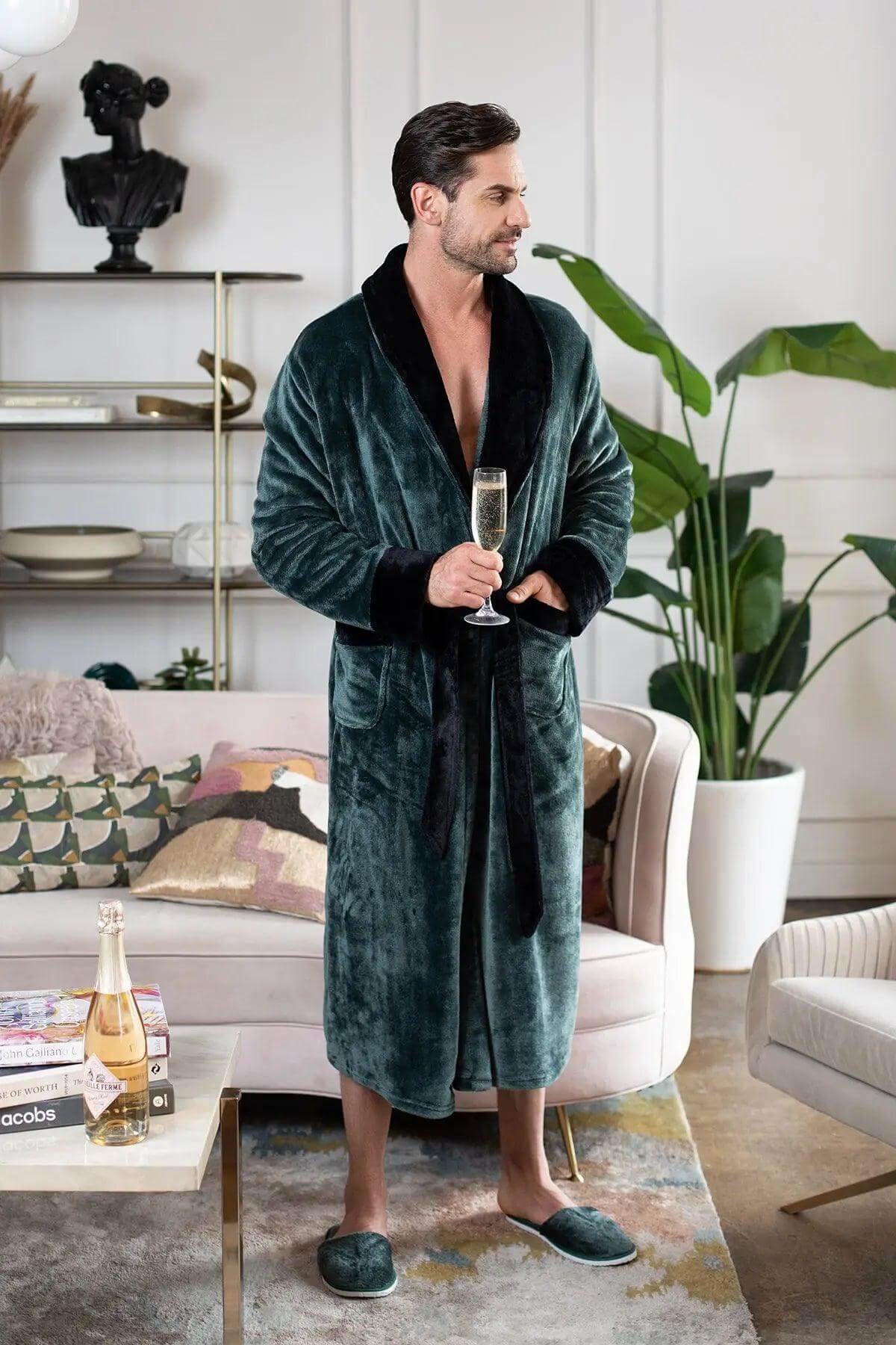 Roupões Masculinos de Pelúcia Aconchegantes – Feitos para o Conforto, Projetados para Durar