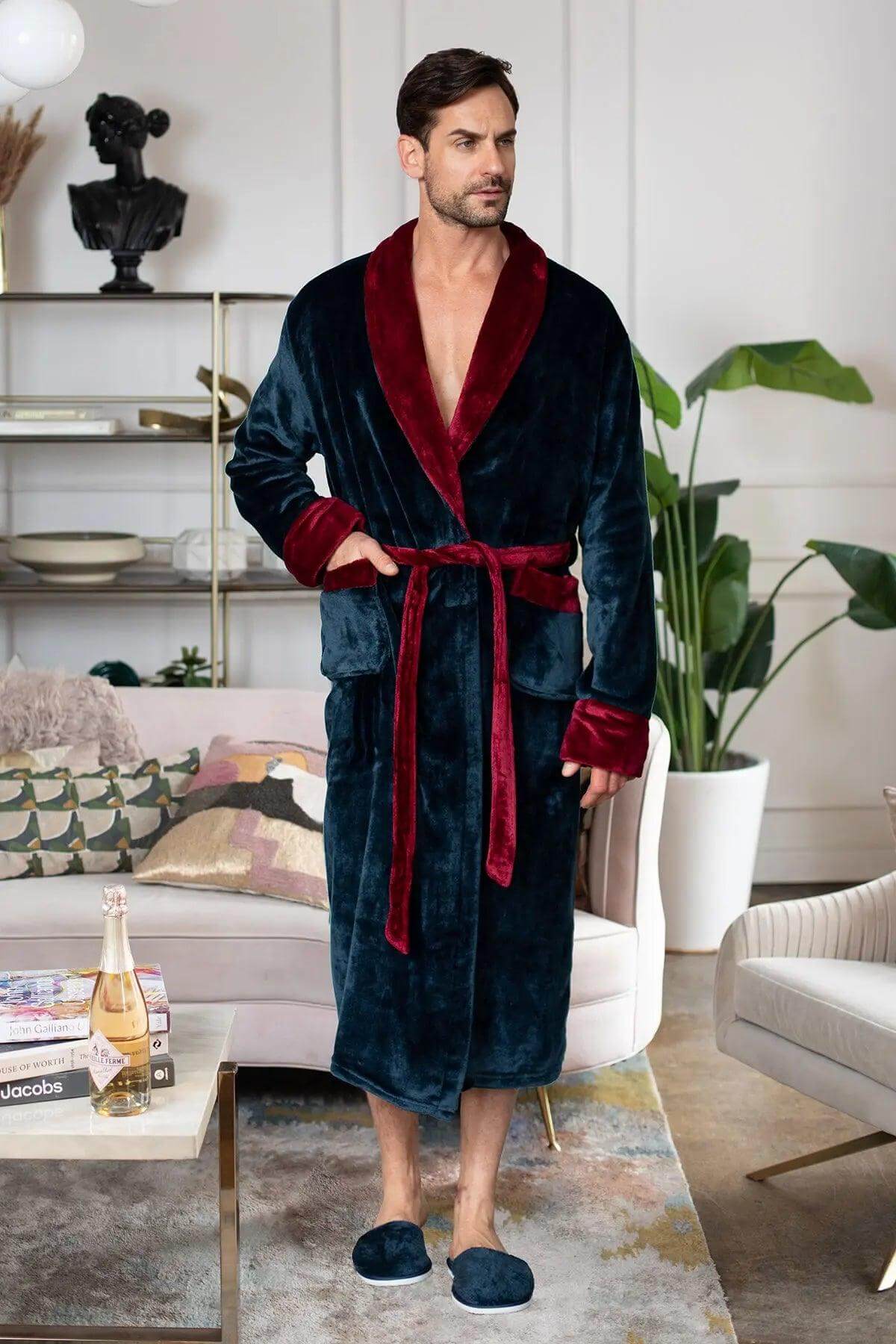 Roupões Masculinos de Pelúcia Aconchegantes – Feitos para o Conforto, Projetados para Durar