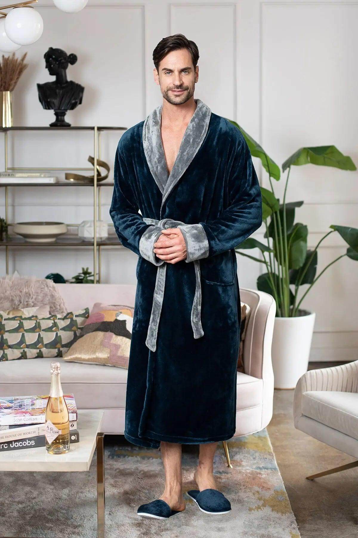 Roupões Masculinos de Pelúcia Aconchegantes – Feitos para o Conforto, Projetados para Durar
