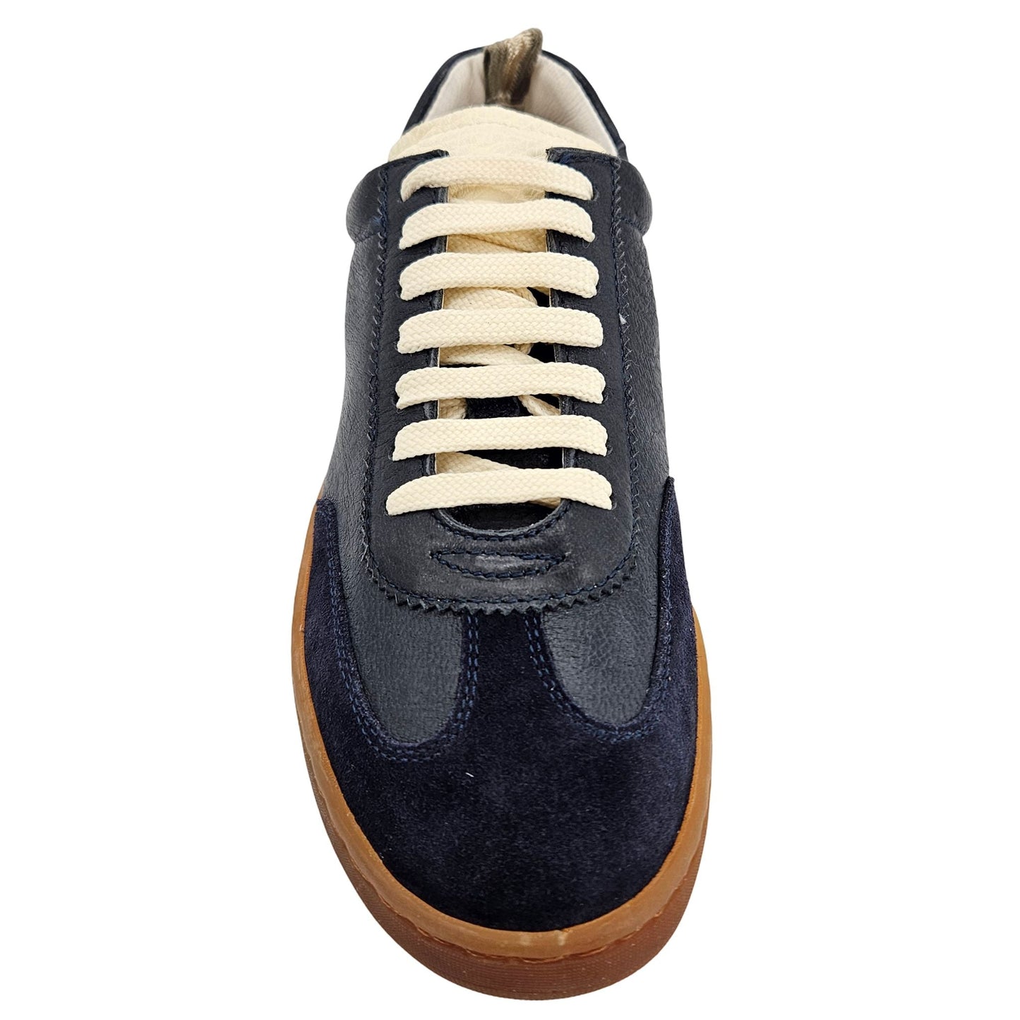 Chance/101 Blue Leather Lace Up Sneaker