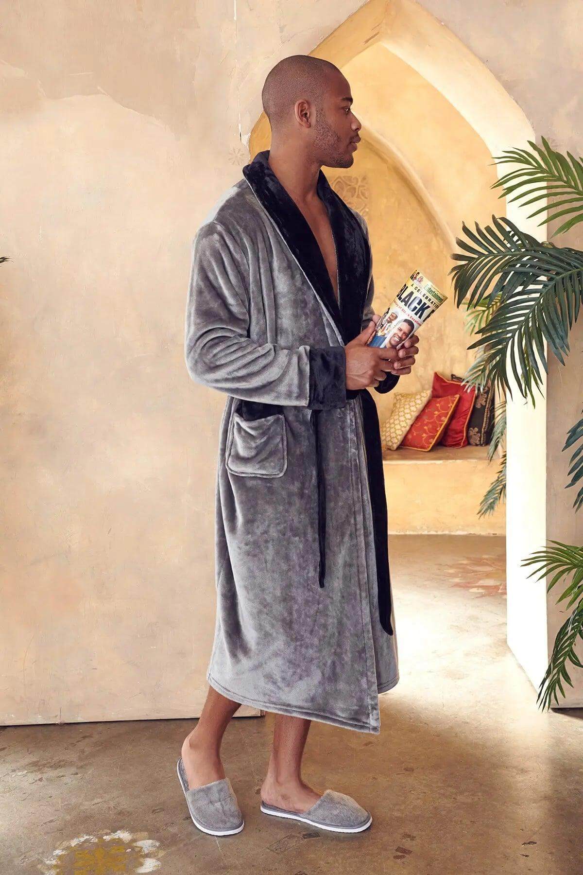 Roupões Masculinos de Pelúcia Aconchegantes – Feitos para o Conforto, Projetados para Durar
