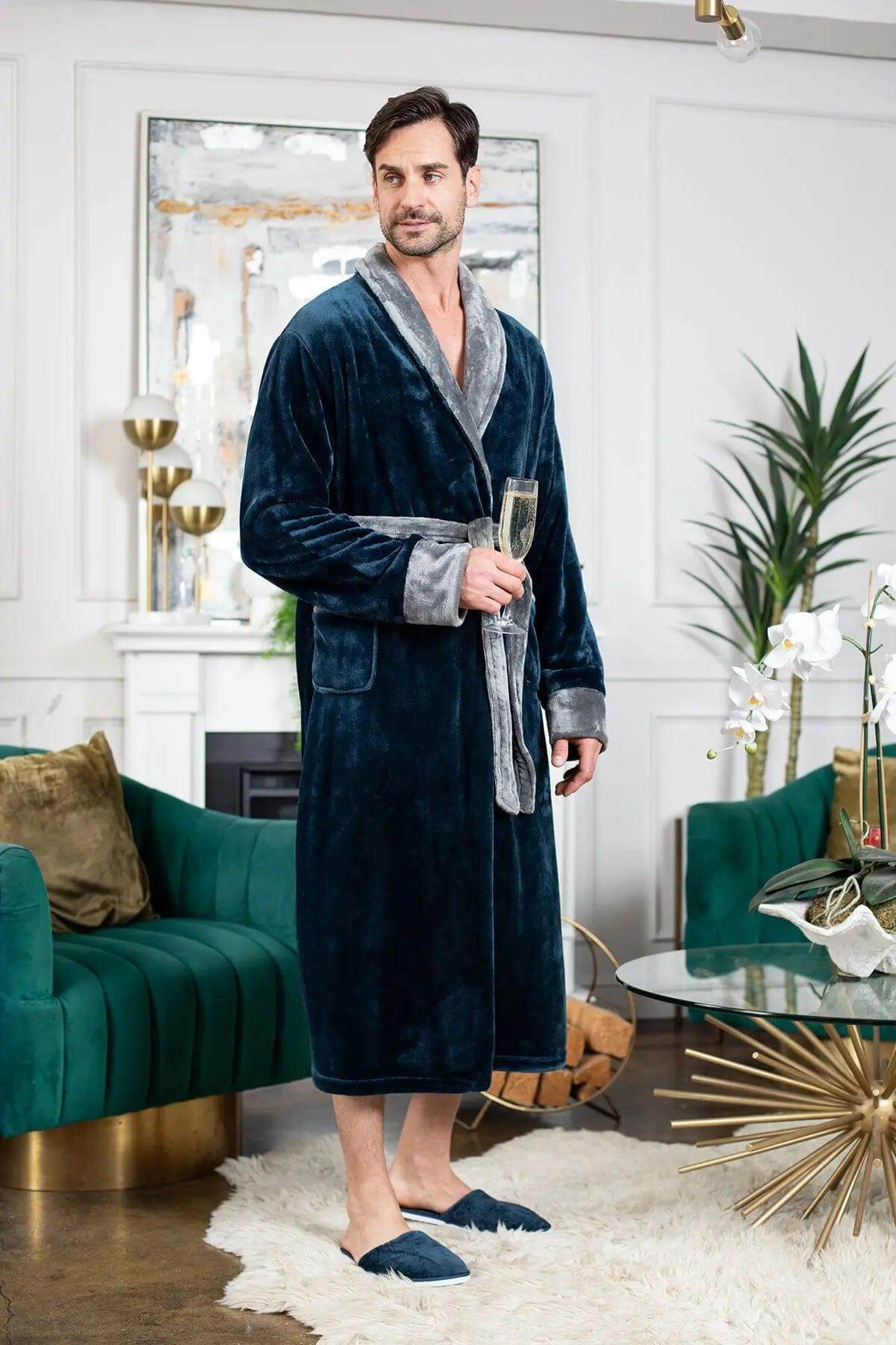Roupões Masculinos de Pelúcia Aconchegantes – Feitos para o Conforto, Projetados para Durar