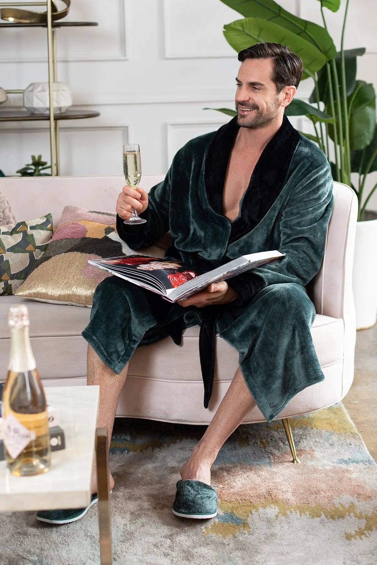 Roupões Masculinos de Pelúcia Aconchegantes – Feitos para o Conforto, Projetados para Durar