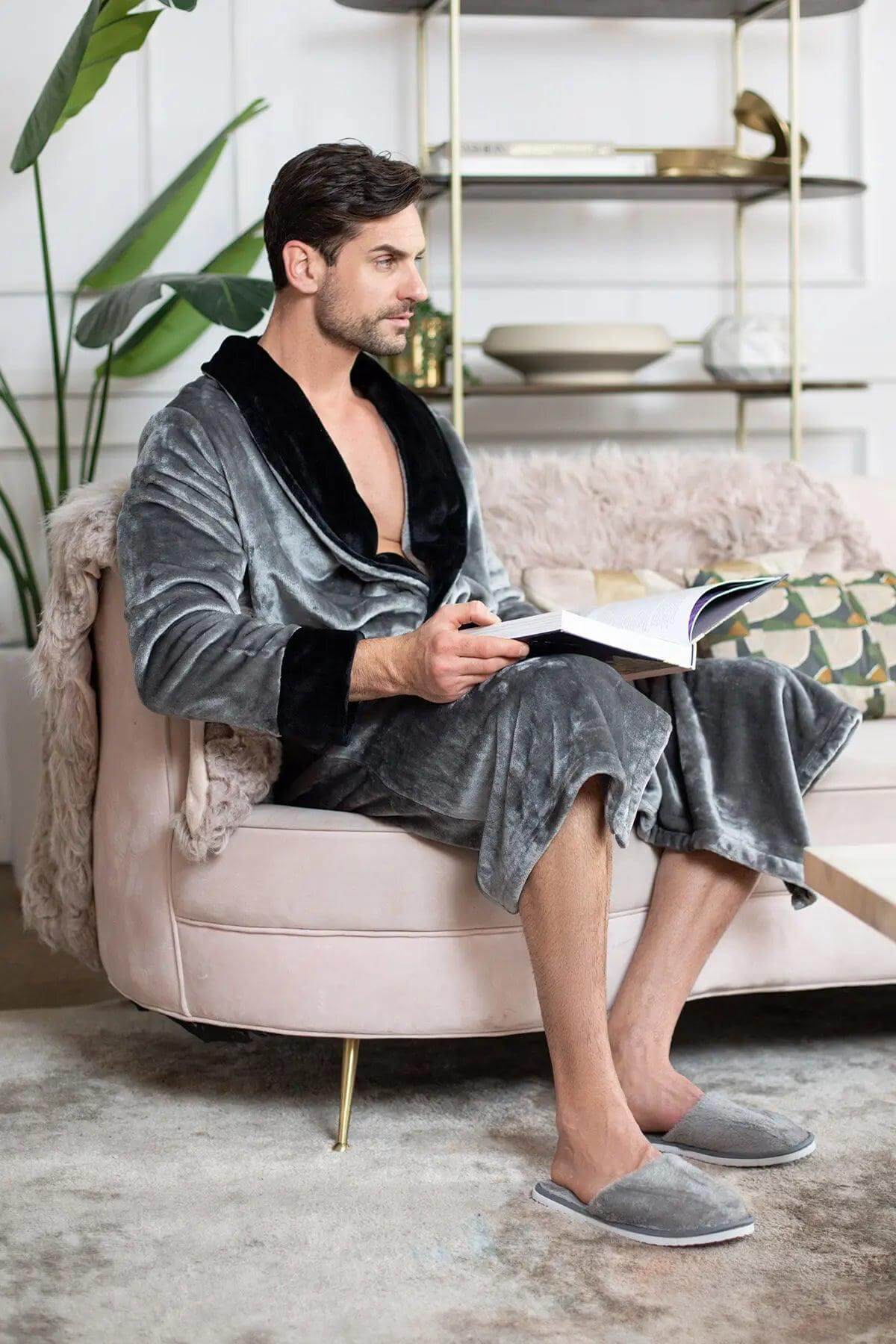 Roupões Masculinos de Pelúcia Aconchegantes – Feitos para o Conforto, Projetados para Durar