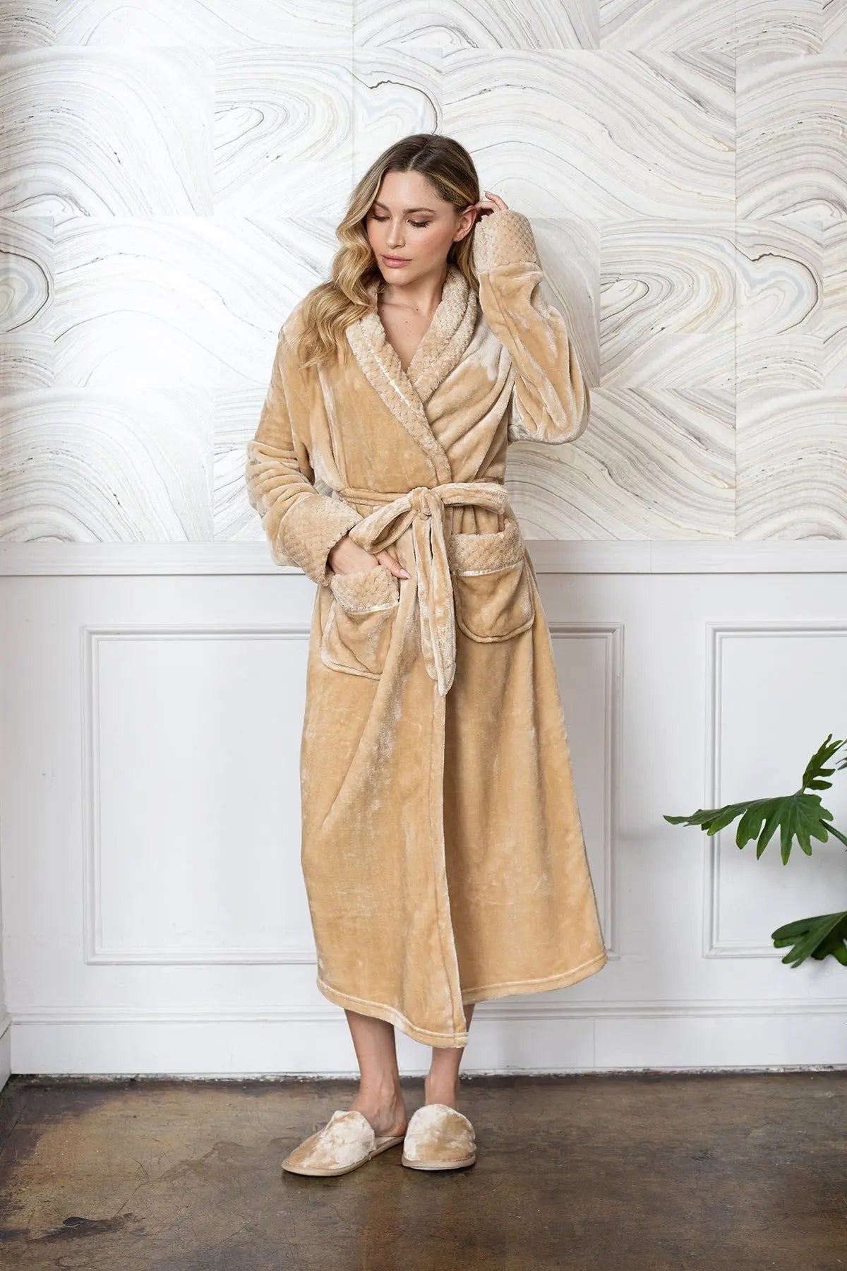 Roupão Feminino de Pelúcia Ultra Macio
